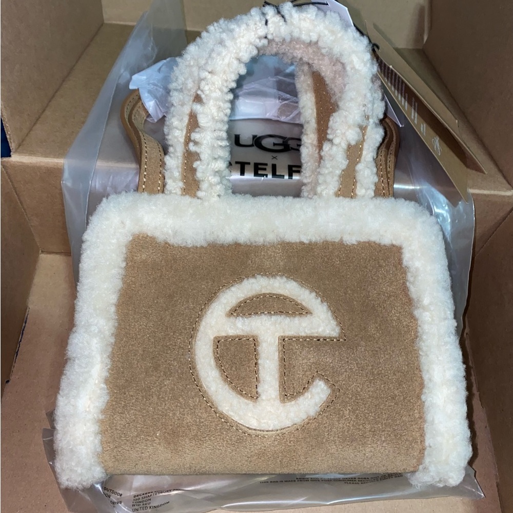UGG x Telfar small bag chestnut
